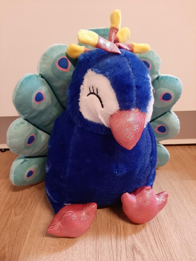 Pauw knuffel 35 cm, Ophalen of Verzenden