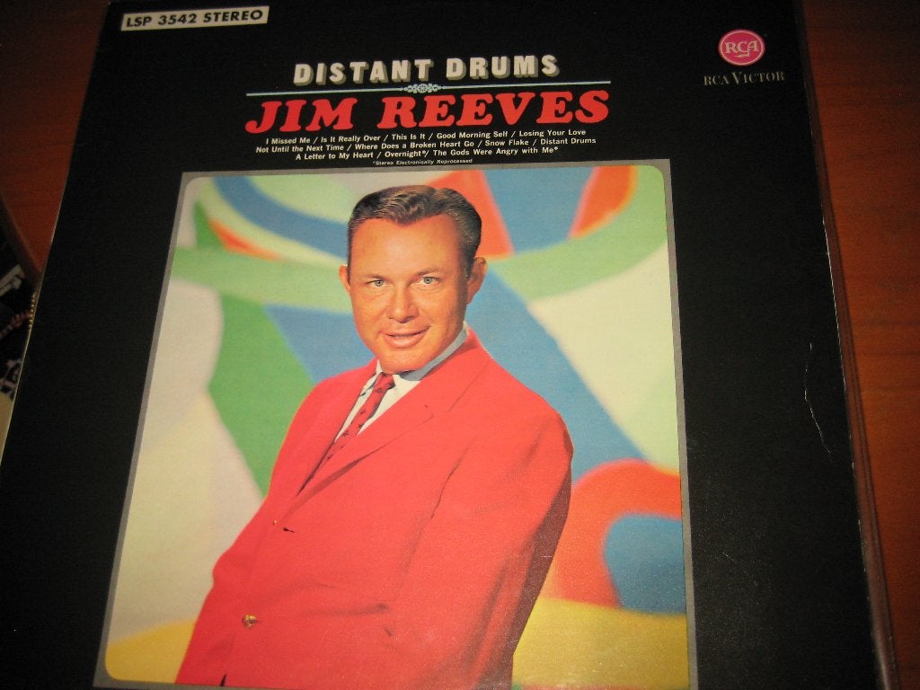 LP, Jim Reeves: Distant Drums, Ophalen of Verzenden, Zo goed als nieuw, LP