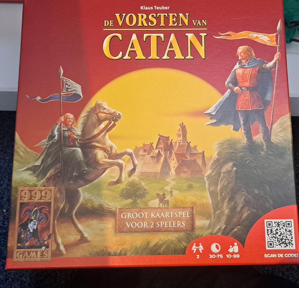 De Vorsten van Catan - Groot Kaartspel voor 2 Spelers, Hobby en Vrije tijd, Gezelschapsspellen | Kaartspellen, Een of twee spelers