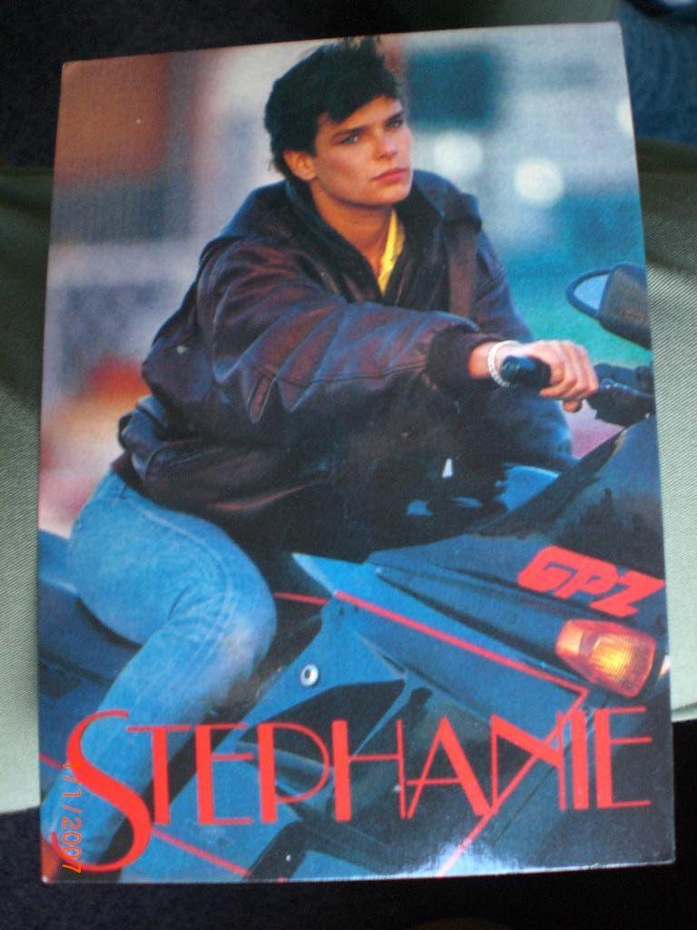 kaart Stephanie, Ophalen of Verzenden, 1980 tot heden, Ongelopen, Sterren en Beroemdheden