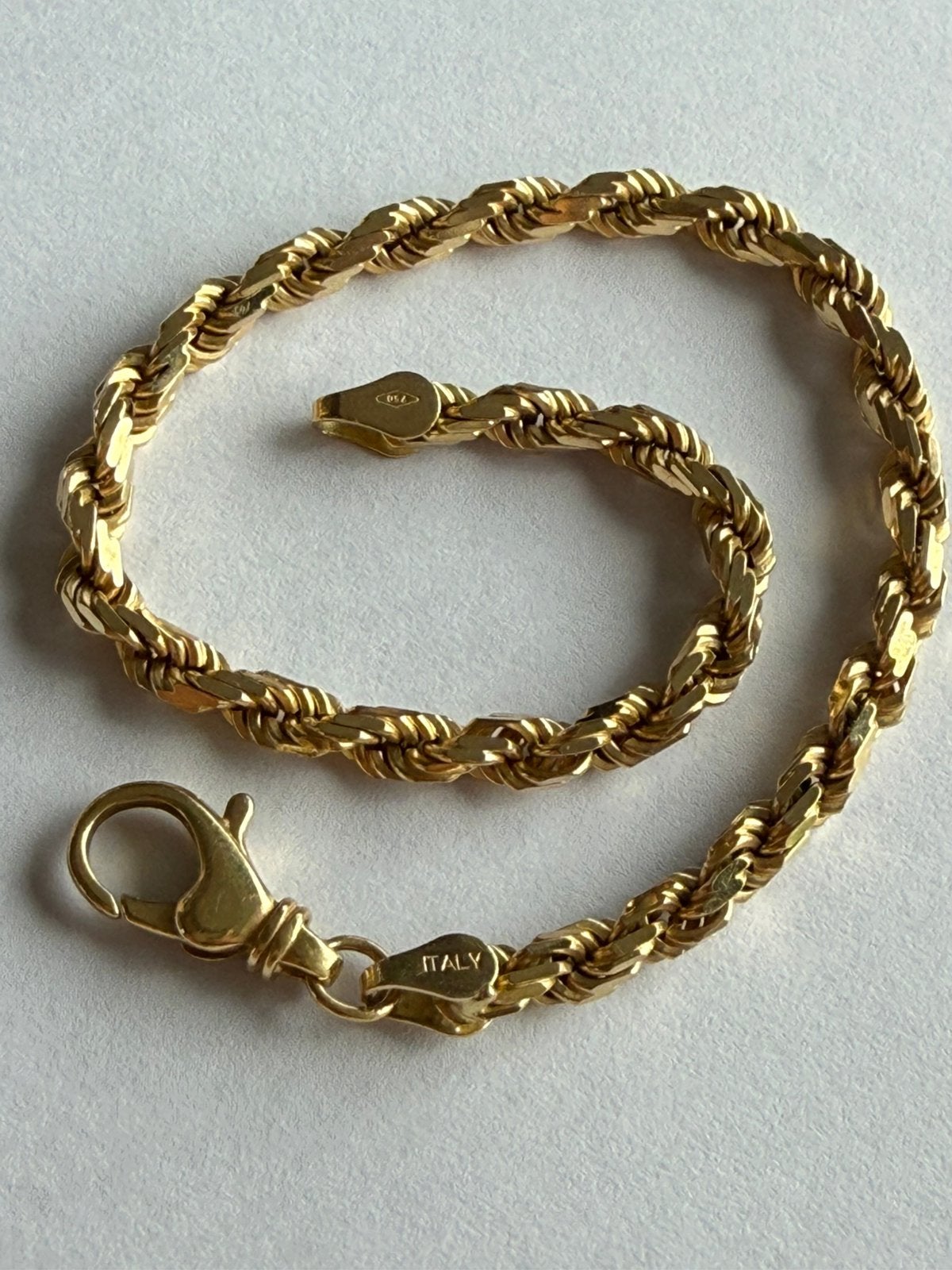 Goude armbabd 18 karaat (15.3 gram) Nieuw, Ophalen, Zo goed als nieuw, Goud