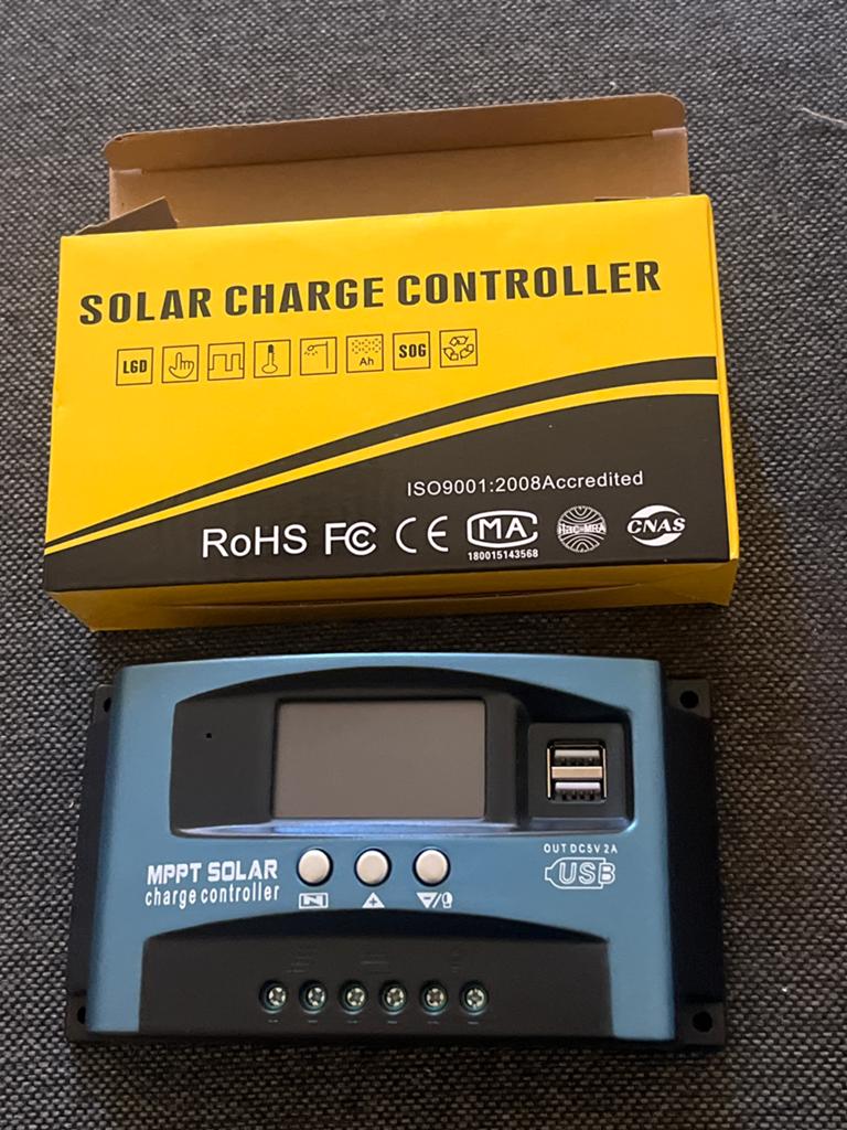 MPPT Solar Laadregelaar Zonne-energie Controller met USB, Caravans en Kamperen, Camper-accessoires, Nieuw, Ophalen of Verzenden