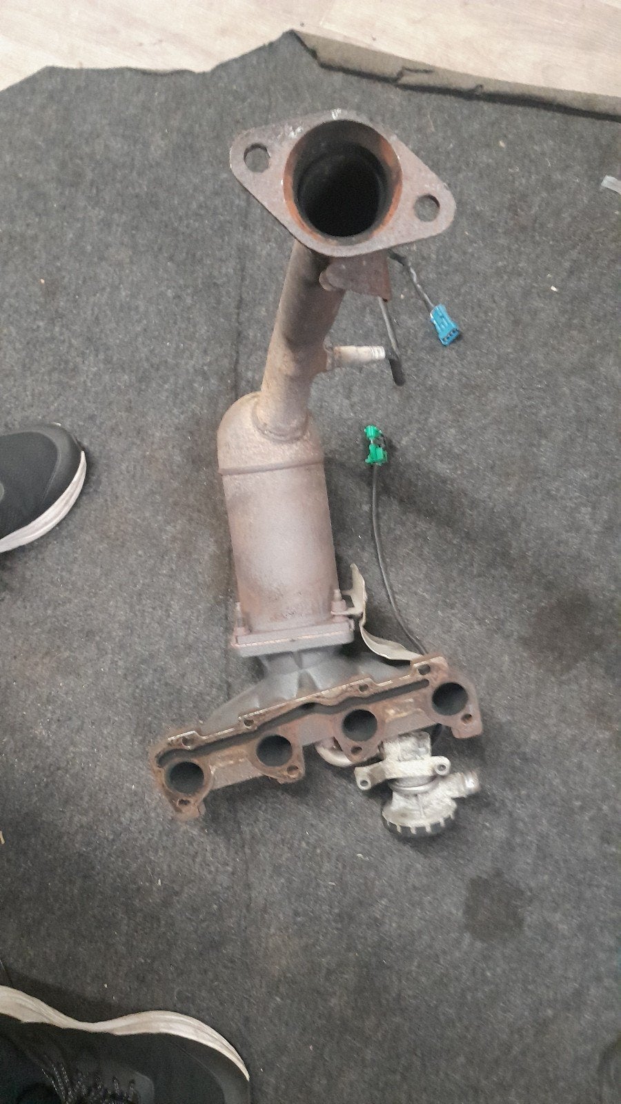 Peugeot 106 spruitstuk met katalysator  ecu met uitgedunde, Ophalen, Gebruikt, Peugeot