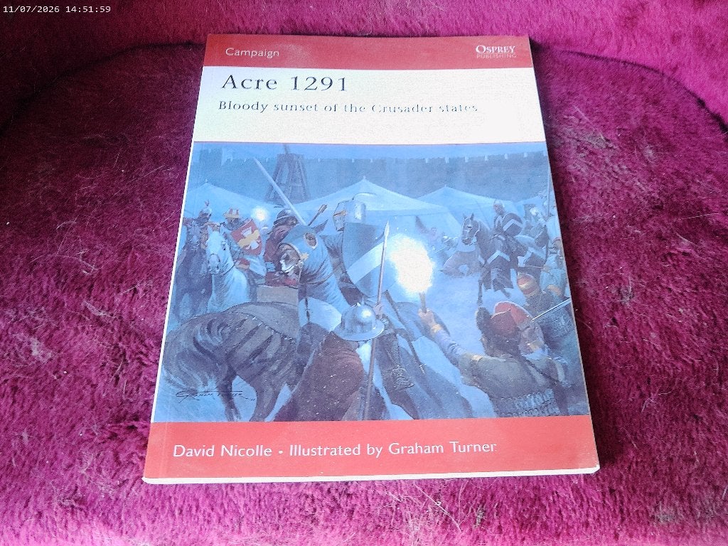 Boek Osprey Campaign - Acre 1291, Ophalen of Verzenden, Voor 1940, Zo goed als nieuw, Landmacht
