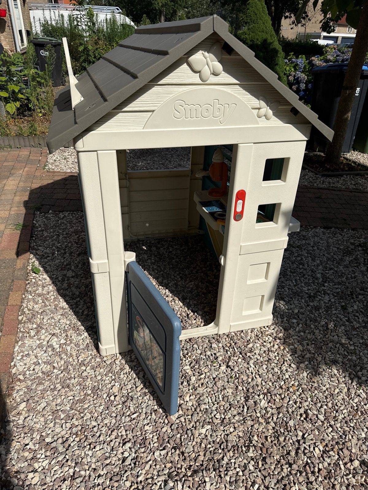 Smoby Speelhuisje met Keuken - Zo goed als nieuw, Kinderen en Baby's, Ophalen, Zo goed als nieuw, Kunststof