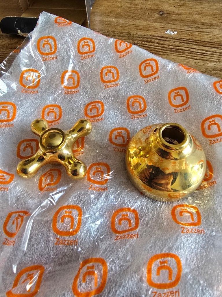 Nieuw in doos: Zazzeri800 Inbouw Wandkraan Afwerkset Messing, Koper, Nieuw, Ophalen of Verzenden, X