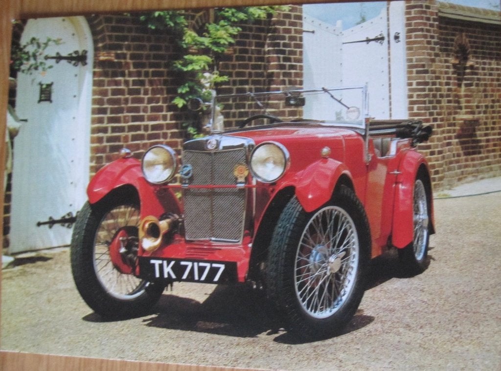 MG D - 1935 - ansichtkaart - uitgave Teneues - nieuw, Verzenden, 1980 tot heden, Ongelopen, Voertuig