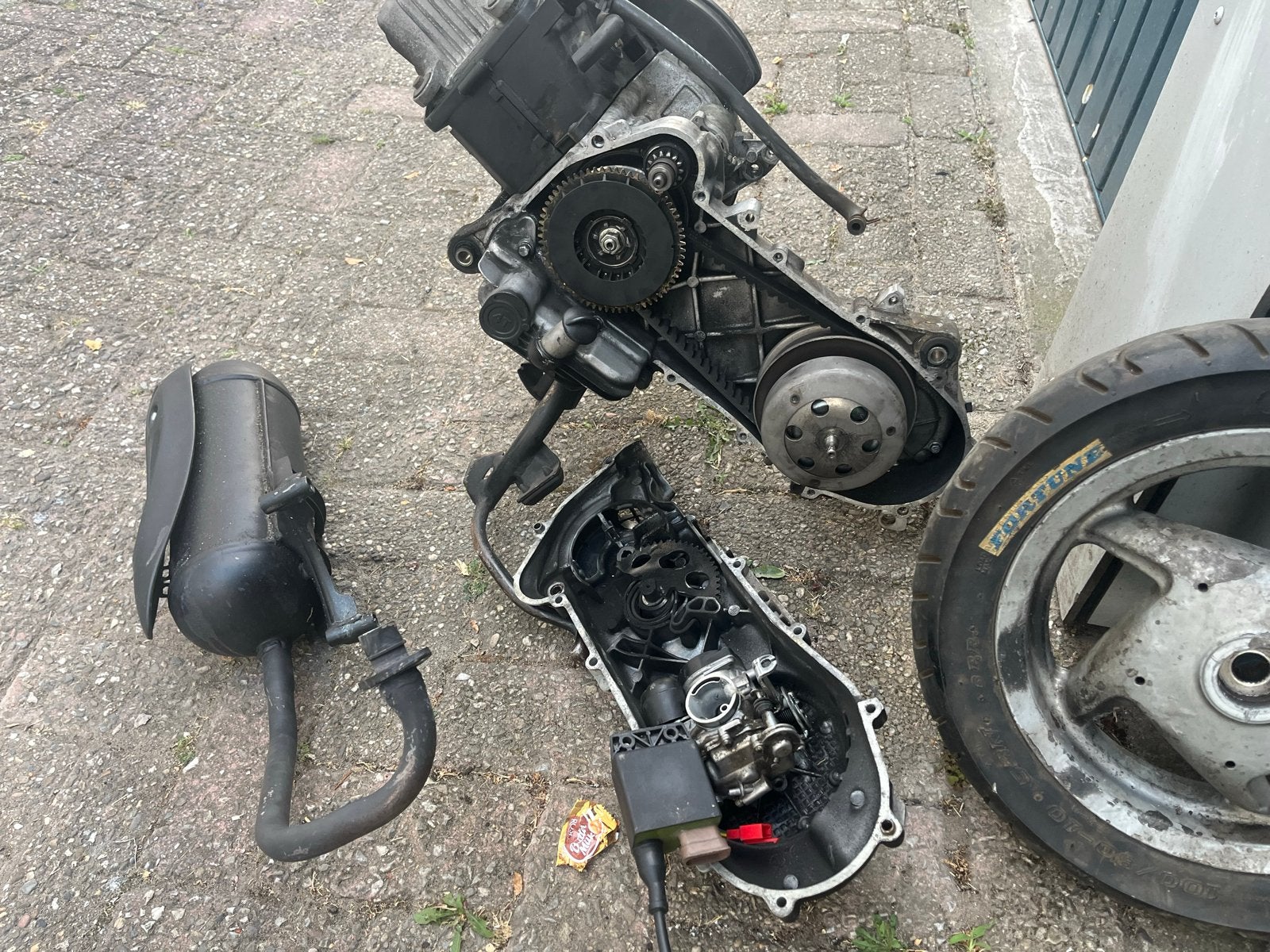 Piaggio Zip 4T blok voor onderdelen, Ophalen, Gebruikt, Blok, Piaggio