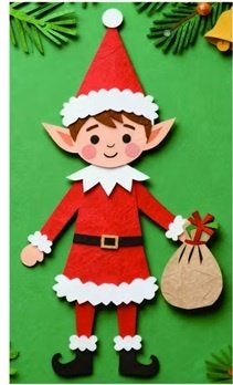 snijmallen Kerstmis Elf NIEUW, Ophalen of Verzenden, Nieuw, Kerst, Pons of Mal