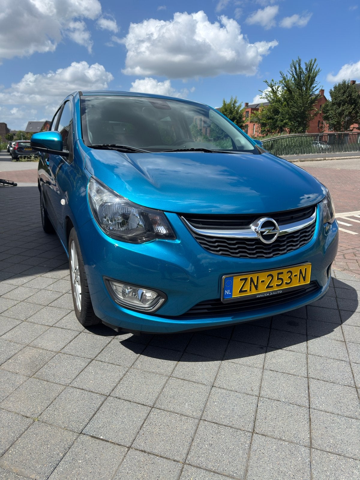 Opel Karl 1.0 Ecoflex Innovation 2019 Blauw CarPlay, Voorwielaandrijving, 839 kg, Zwart, Blauw