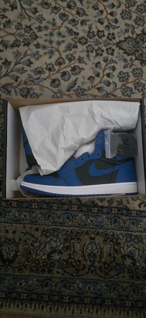 Nike Air Jordan 1 Retro High OG Royal Toe, Blauw, Nieuw, Ophalen of Verzenden, Sneakers of Gympen