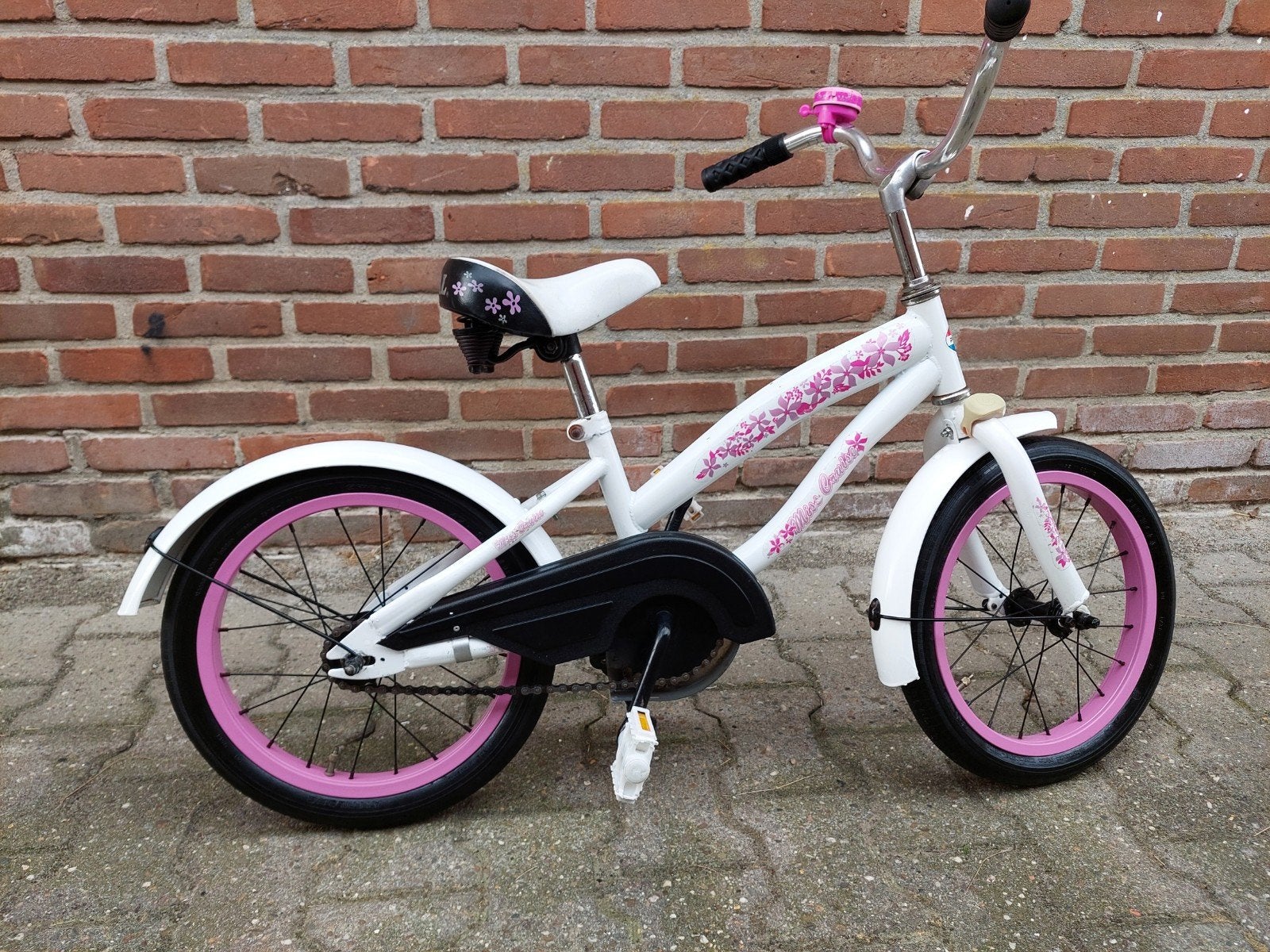 mooie stevige fiets 16inch, Ophalen of Verzenden, Zo goed als nieuw, Terugtraprem, 16 tot 20 inch