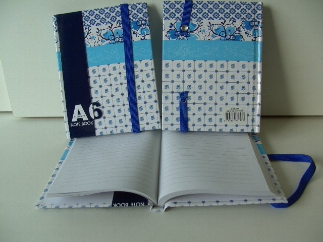 NOTITIEBOEKJES A6 OUD HOLLANDS BLAUW Pakket 6 stuks Nieuw, Diversen, Notitieboeken, -, -, Nieuw, Ophalen of Verzenden