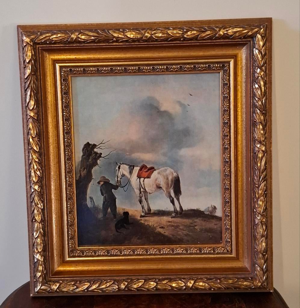Het schilderij is een reproductievan
"De schimmel", Antiek en Kunst, Kunst | Schilderijen | Klassiek, Ophalen of Verzenden