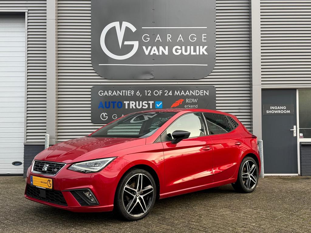 SEAT Ibiza 1.0 110PK EcoTSI FR Automaat Clima,Cruise,CarPlay, Gebruikt, Zwart, 580 kg, Ibiza