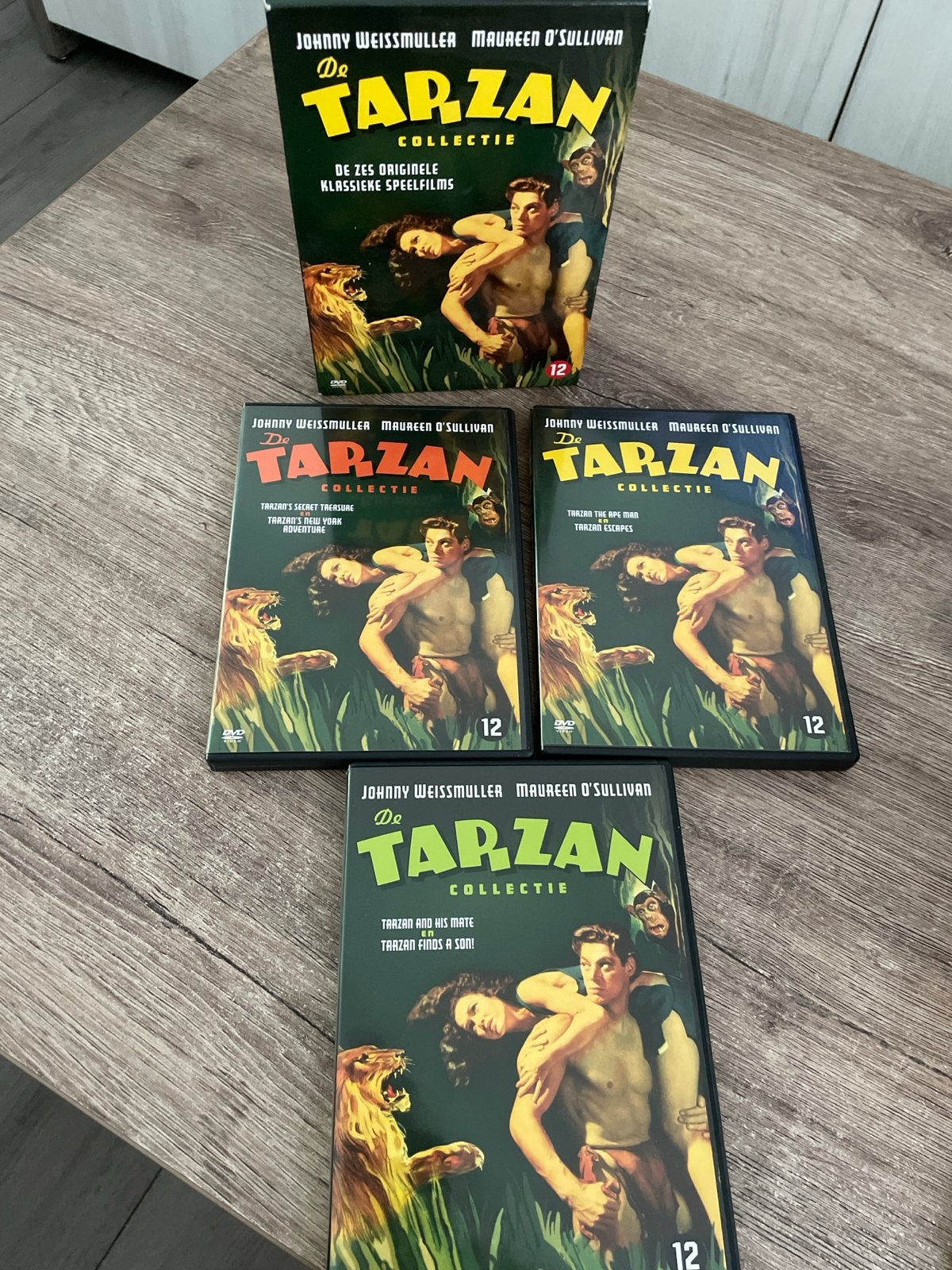 De Tarzan Collectie - 6 originele klassieke speelfilms, Cd's en Dvd's, Dvd's | Klassiekers, Ophalen of Verzenden, Zo goed als nieuw