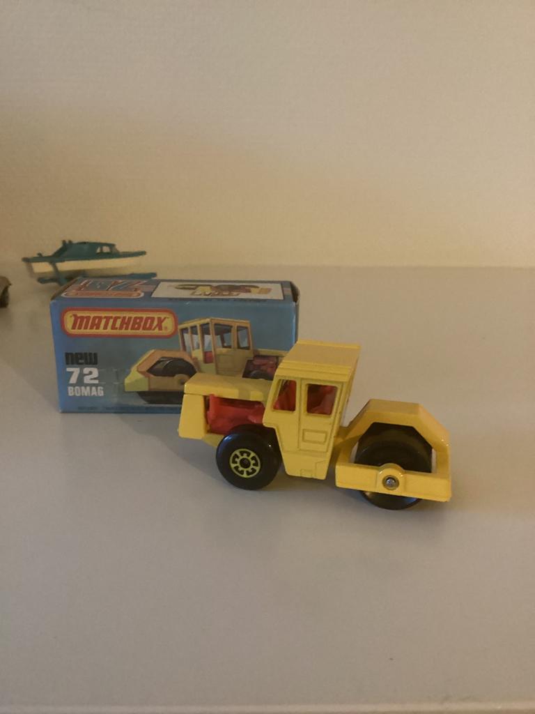 Matchbox nr 72, bomag als nieuw, Ophalen of Verzenden, Zo goed als nieuw, Bus of Vrachtwagen, Matchbox