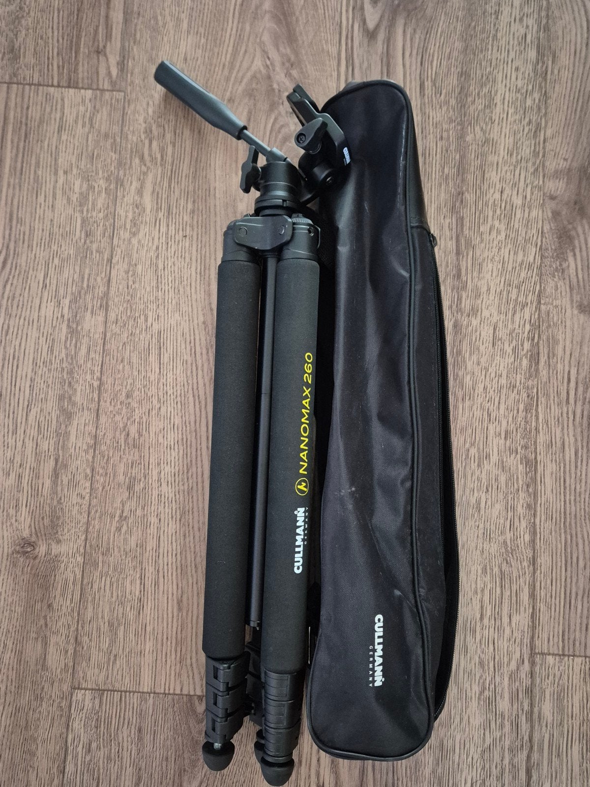 Cullmann Nanomax 260 Driepoot Statief met Tas, Cullmann, Inclusief draagtas, Zo goed als nieuw, 125 tot 150 cm