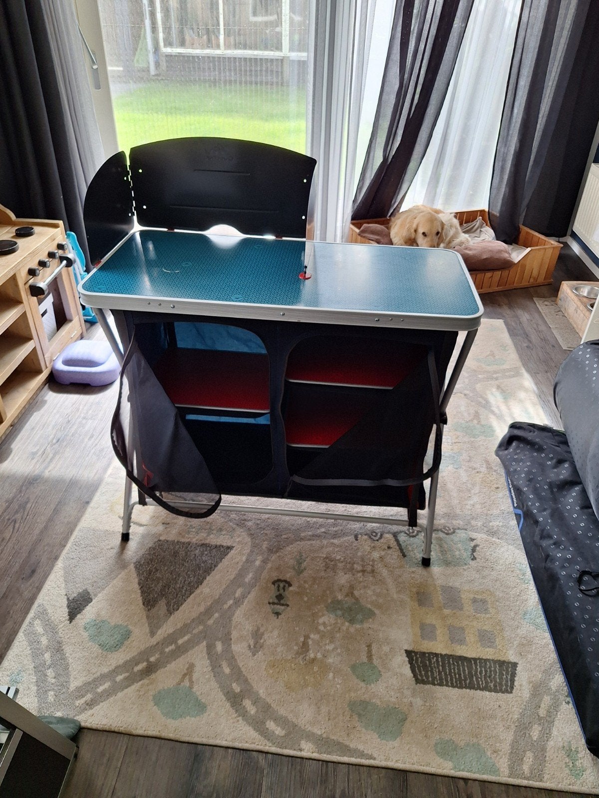 Quechua Camp Cabinet L - Opvouwbare Campingkast, Caravans en Kamperen, Ophalen, Gebruikt