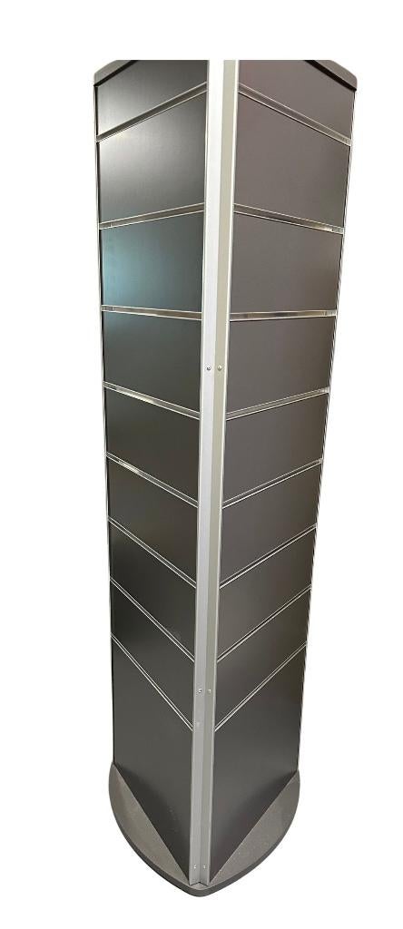 Display toren | Lamellentoren antracietgrijs 50x50x155cm, Ophalen of Verzenden, Zo goed als nieuw