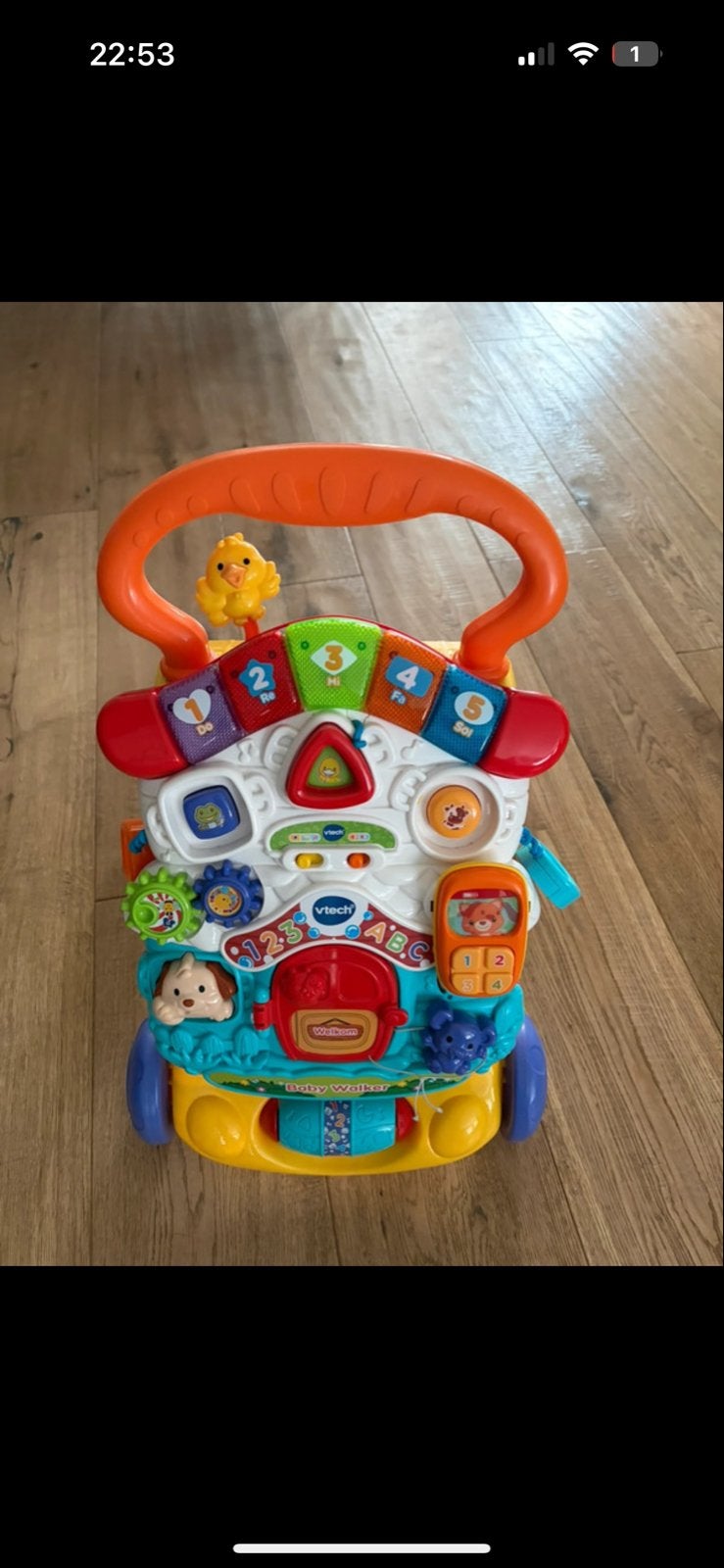 VTech Baby Walker Loopwagen - Interactief Speelplezier, Ophalen of Verzenden, Zo goed als nieuw, Overige typen, Met licht