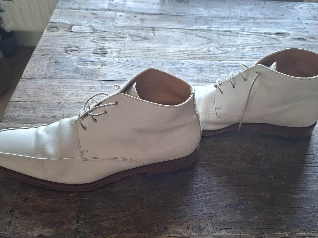 schoenen, Ophalen, Gedragen, Wit
