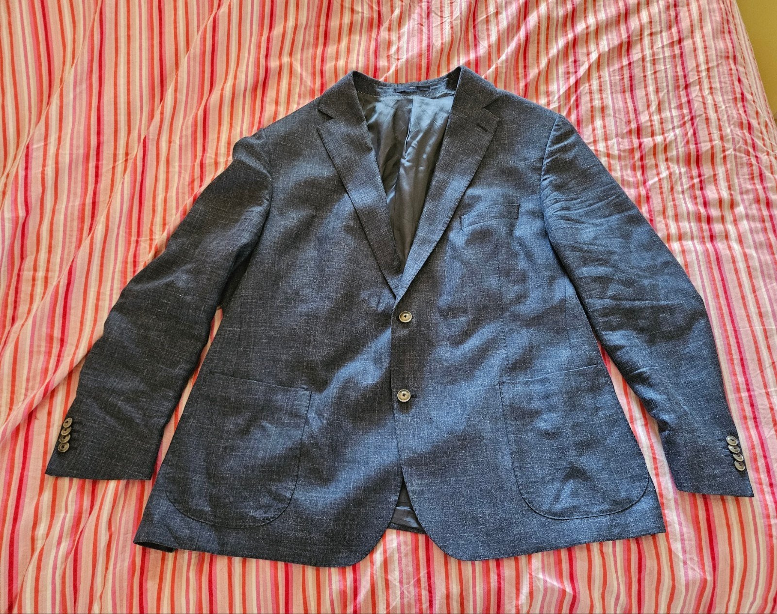 Eduard Dressler Colbert Loro Piana Summertime - Maat 58, Eduard Dressler, Maat 56/58 (XL), Zo goed als nieuw, Verzenden
