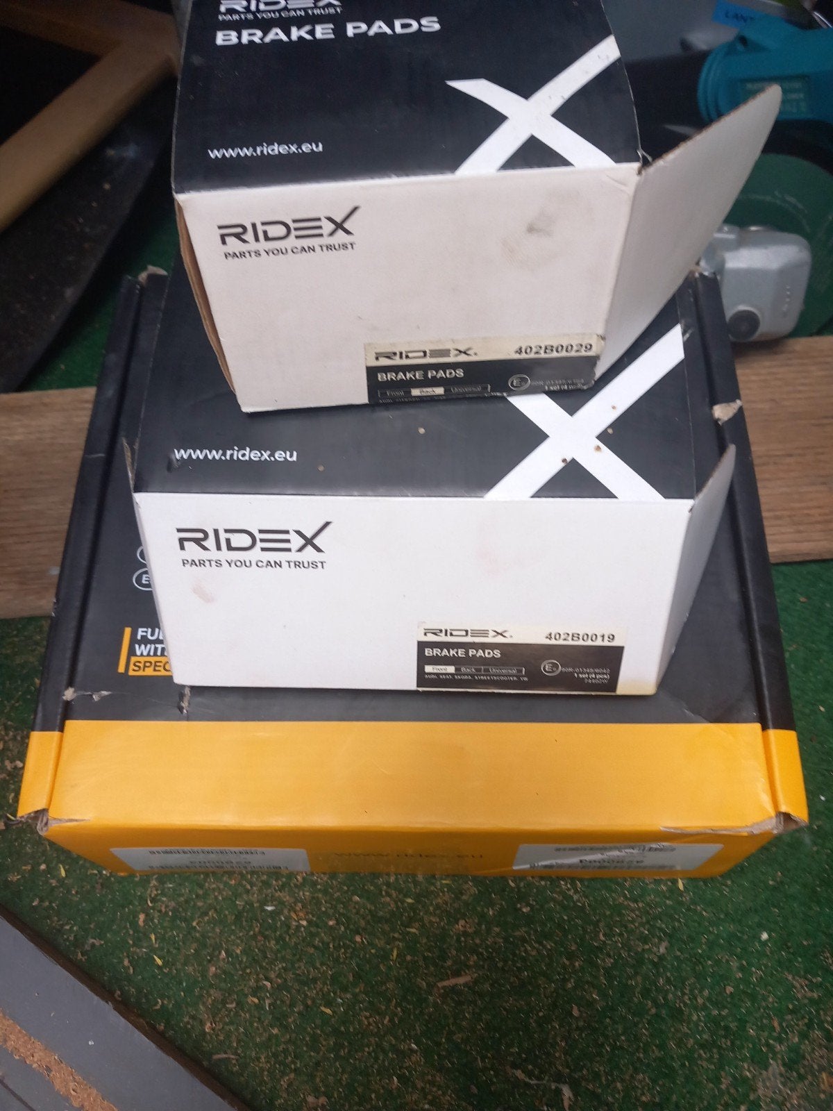 Nieuwe Ridex remschijven en remblokken set WV polo ,seat ibi, Ophalen of Verzenden, Nieuw