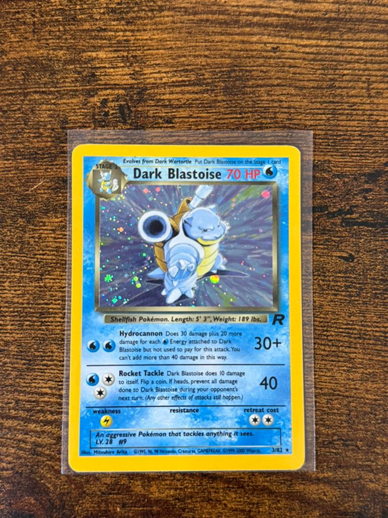 Dark Blastoise NM, Ophalen of Verzenden, Zo goed als nieuw