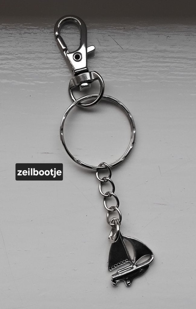 Sleutelhanger zeilboot, zeilen, zee, boot, schipper, zeeman, Ophalen of Verzenden, Nieuw, Merk
