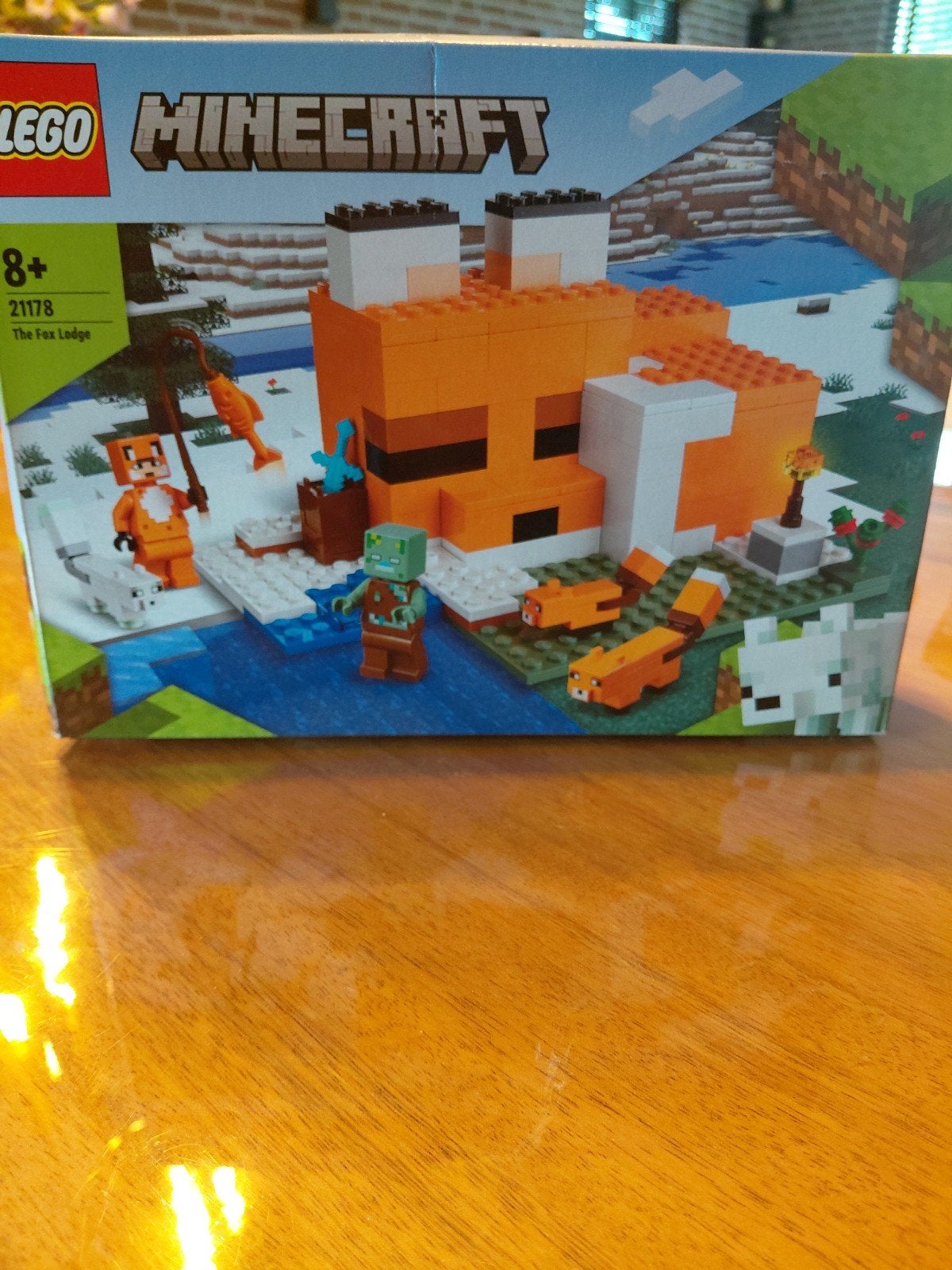 LEGO Minecraft 21178 De Vossen Lodge, Ophalen of Verzenden, Zo goed als nieuw