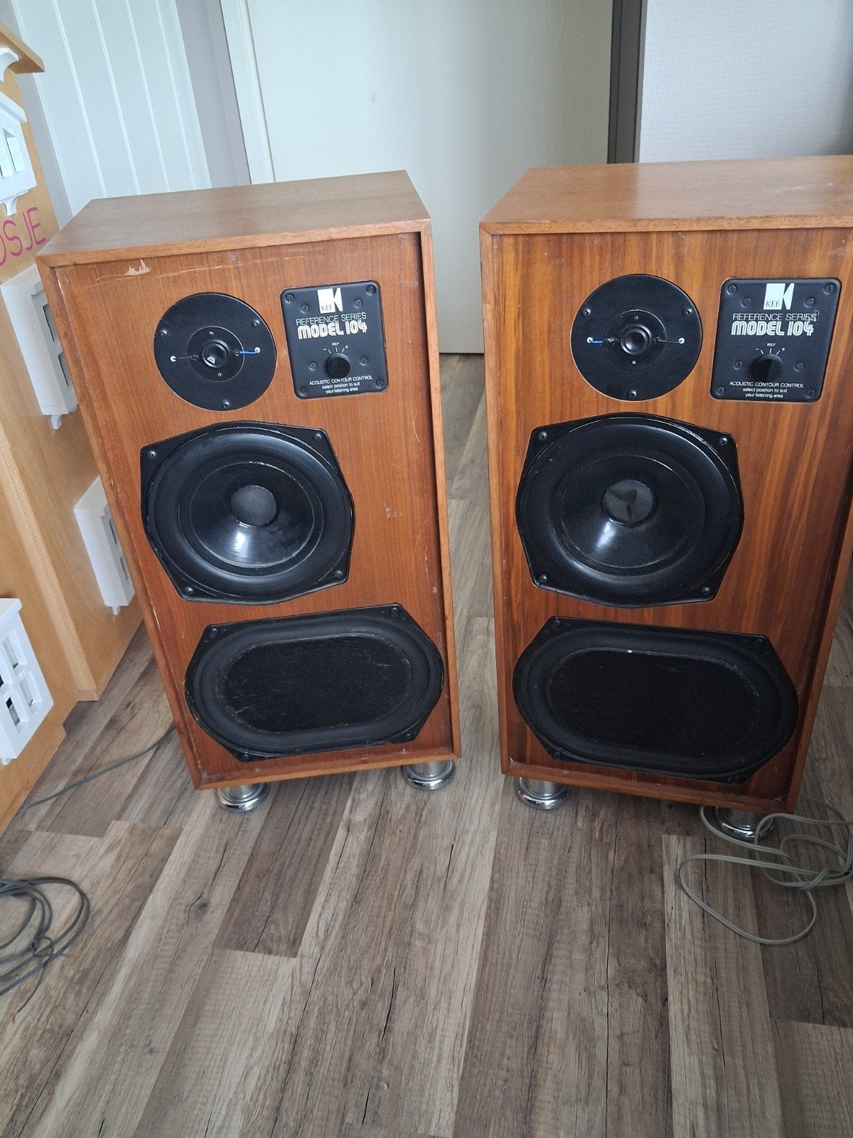 KEF Reference Series Model 104 Vloerstaande Luidsprekers, Ophalen, Vloerstaande luidspreker, Gebruikt, 60 tot 120 watt