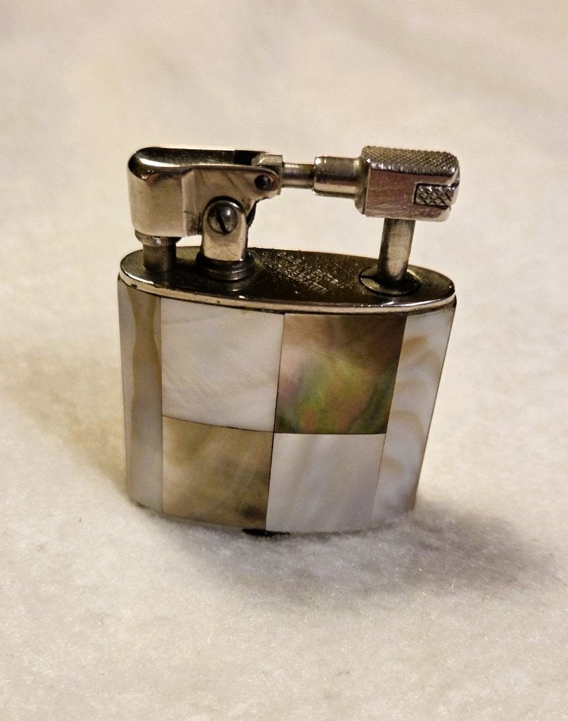 Müller & Grünstein Art Deco aansteker 1929 – NOS parelmoer, Ophalen of Verzenden