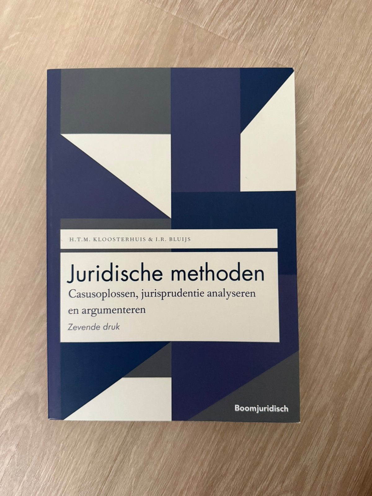 Juridische methoden (Zevende druk), Boeken, Ophalen of Verzenden, Alpha, Zo goed als nieuw, WO