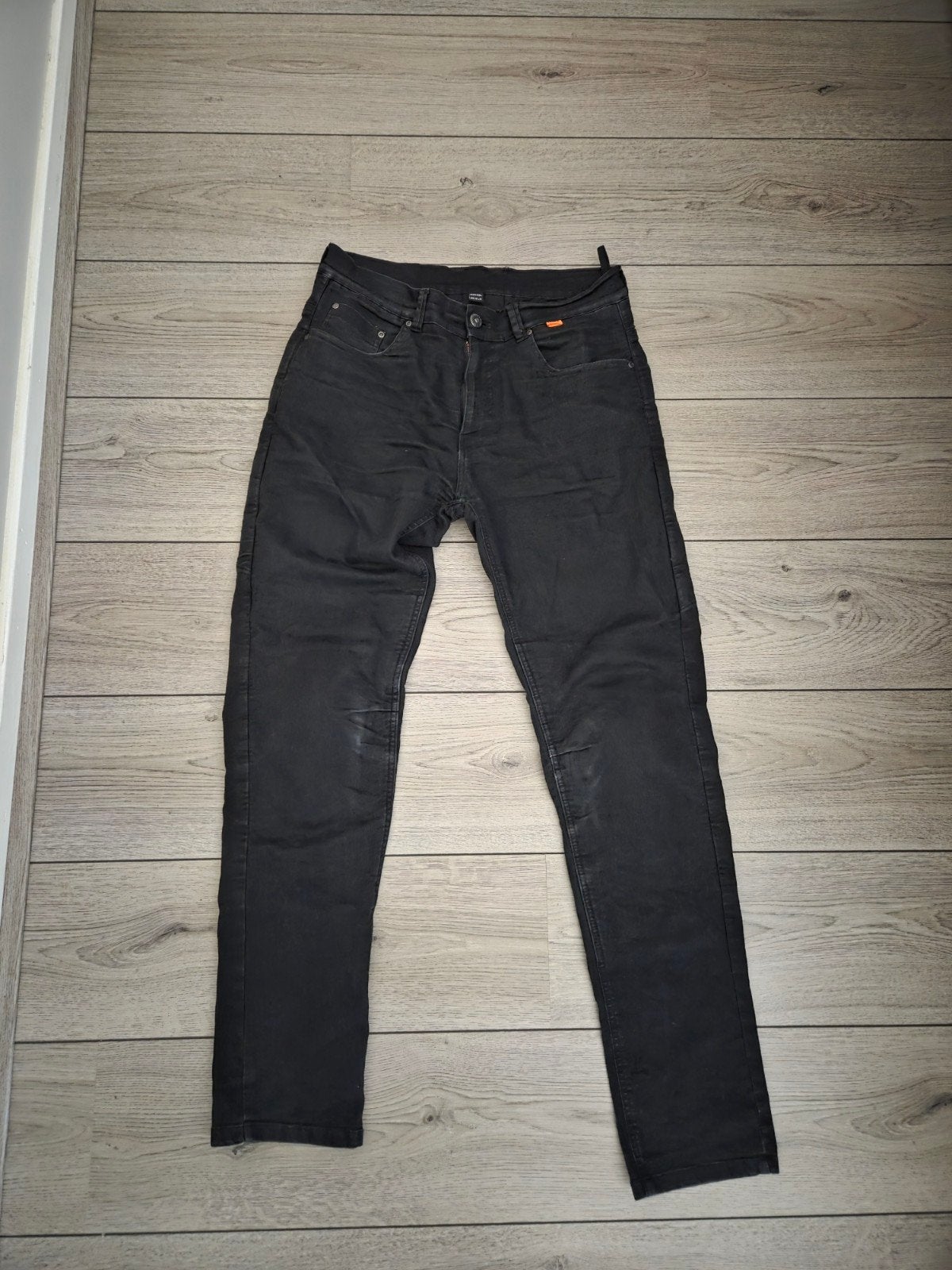 Richa spijker motorbroek met heup- en kniebescherming, Motoren, Heren, Ophalen of Verzenden, Broek | textiel, Richa