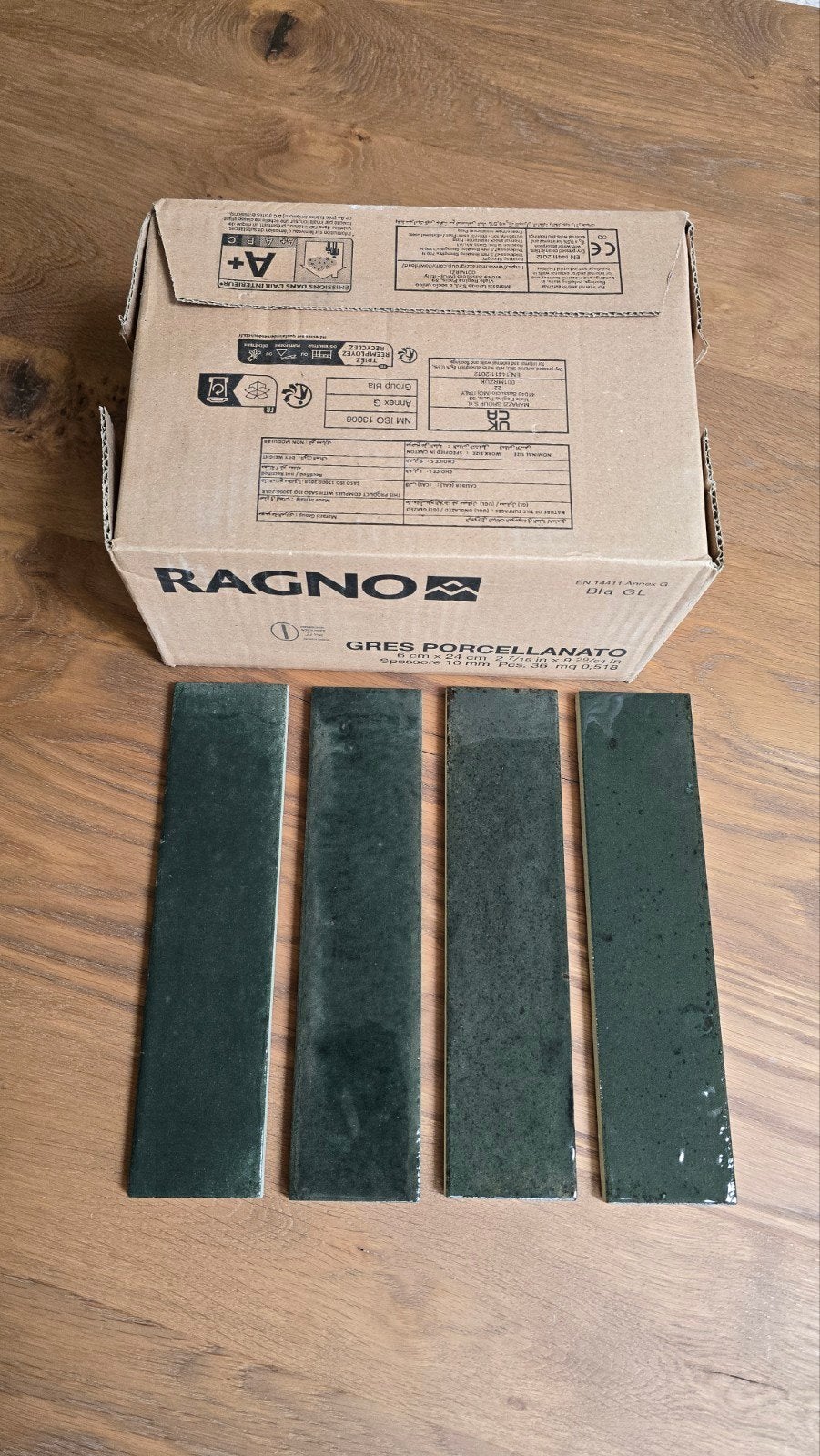 Ragno Gres Porcellanato (Oliva) Groene Wandtegels (Nieuw), Ophalen, Nieuw, 20 tot 40 cm, Wandtegels