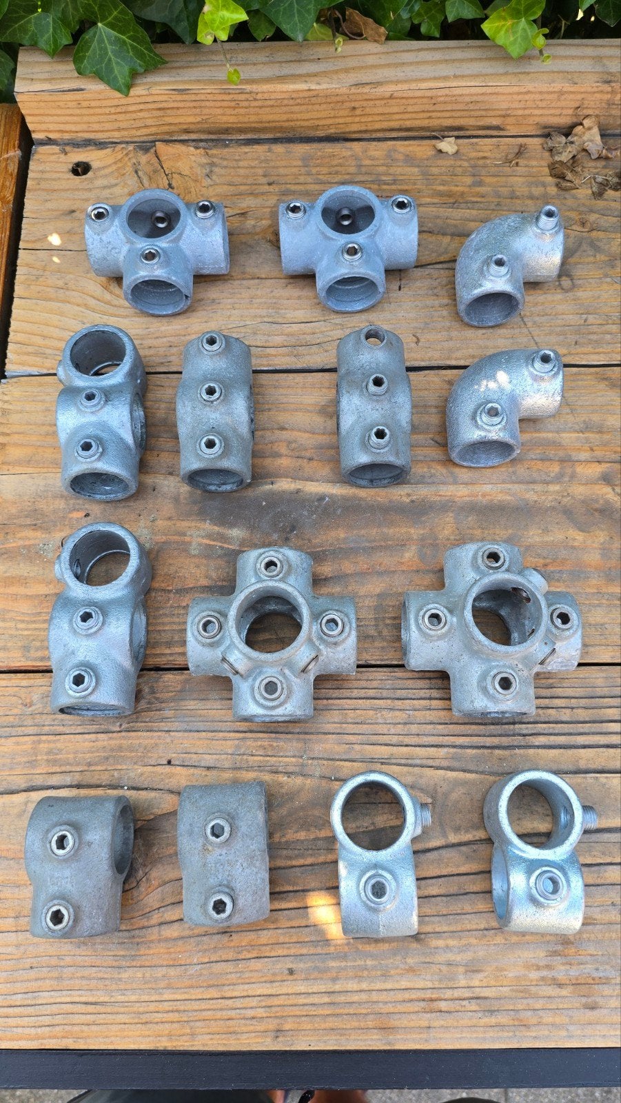 steigerbuis koppelingen 33,7 mm divers setje, Ophalen of Verzenden