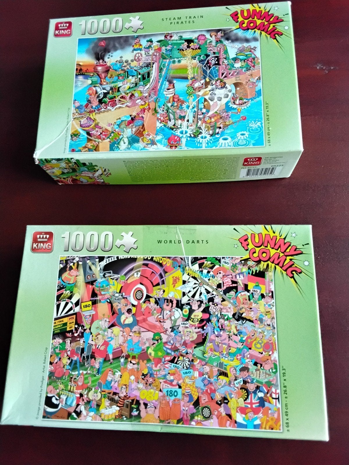 2 king legpuzuzzels, Hobby en Vrije tijd, Denksport en Puzzels, Ophalen of Verzenden, 500 t/m 1500 stukjes, Zo goed als nieuw