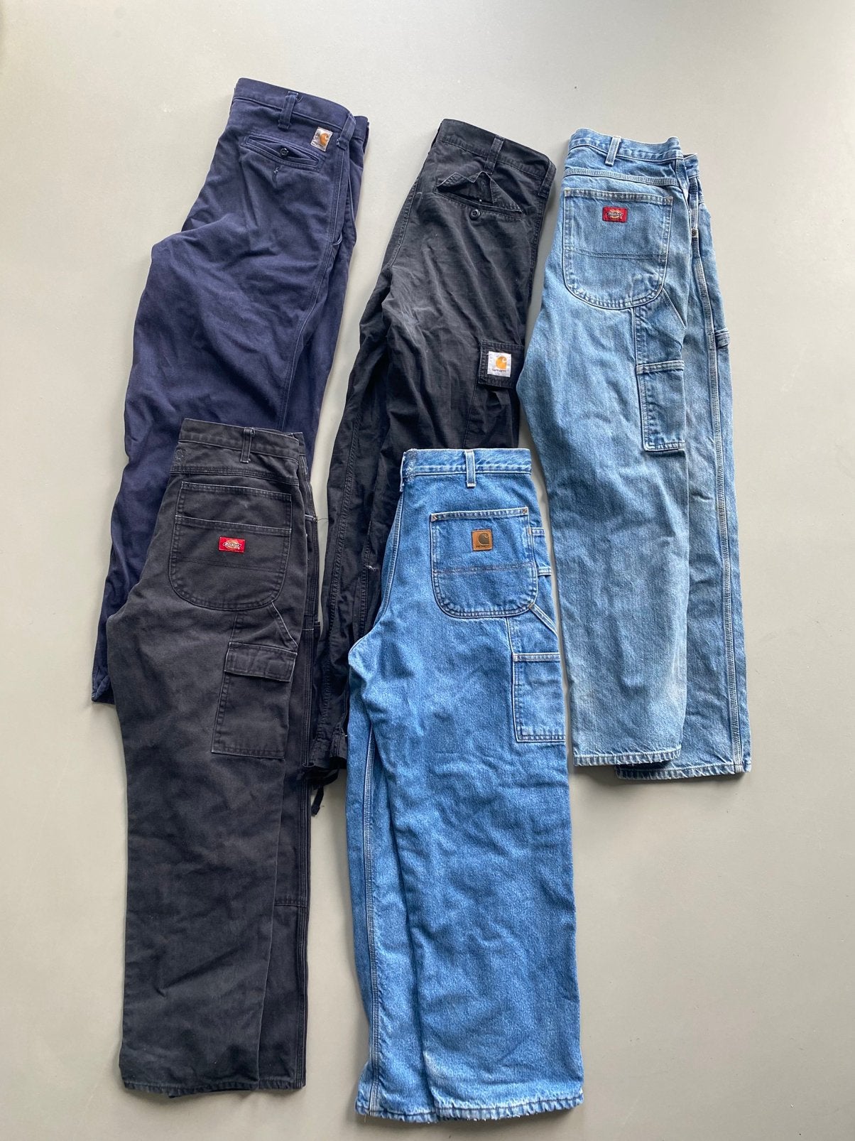 5x Baggy Jeans carhartt dickies, Kleding | Heren, Broeken en Pantalons, Ophalen of Verzenden, Zo goed als nieuw, Maat 52/54 (L)