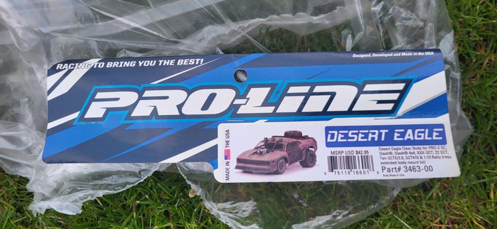 Pro-Line Desert Eagle Clear Body traxxas slash etc, Ophalen of Verzenden, Nieuw