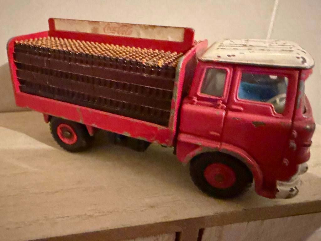 Dinky Toys Bedford Coca-Cola Vrachtwagen - Vintage Model, Hobby en Vrije tijd, Modelauto's | 1:43, D, Gebruikt, Coca cola, Dinky Toys