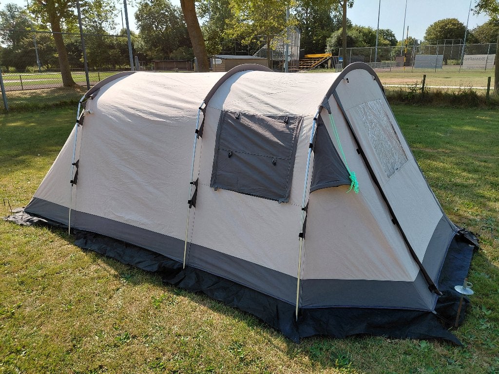 Basecamp Loreto 3-persoons katoenen koepeltent, Caravans en Kamperen, Tenten, Ophalen, Gebruikt, Tot en met 3