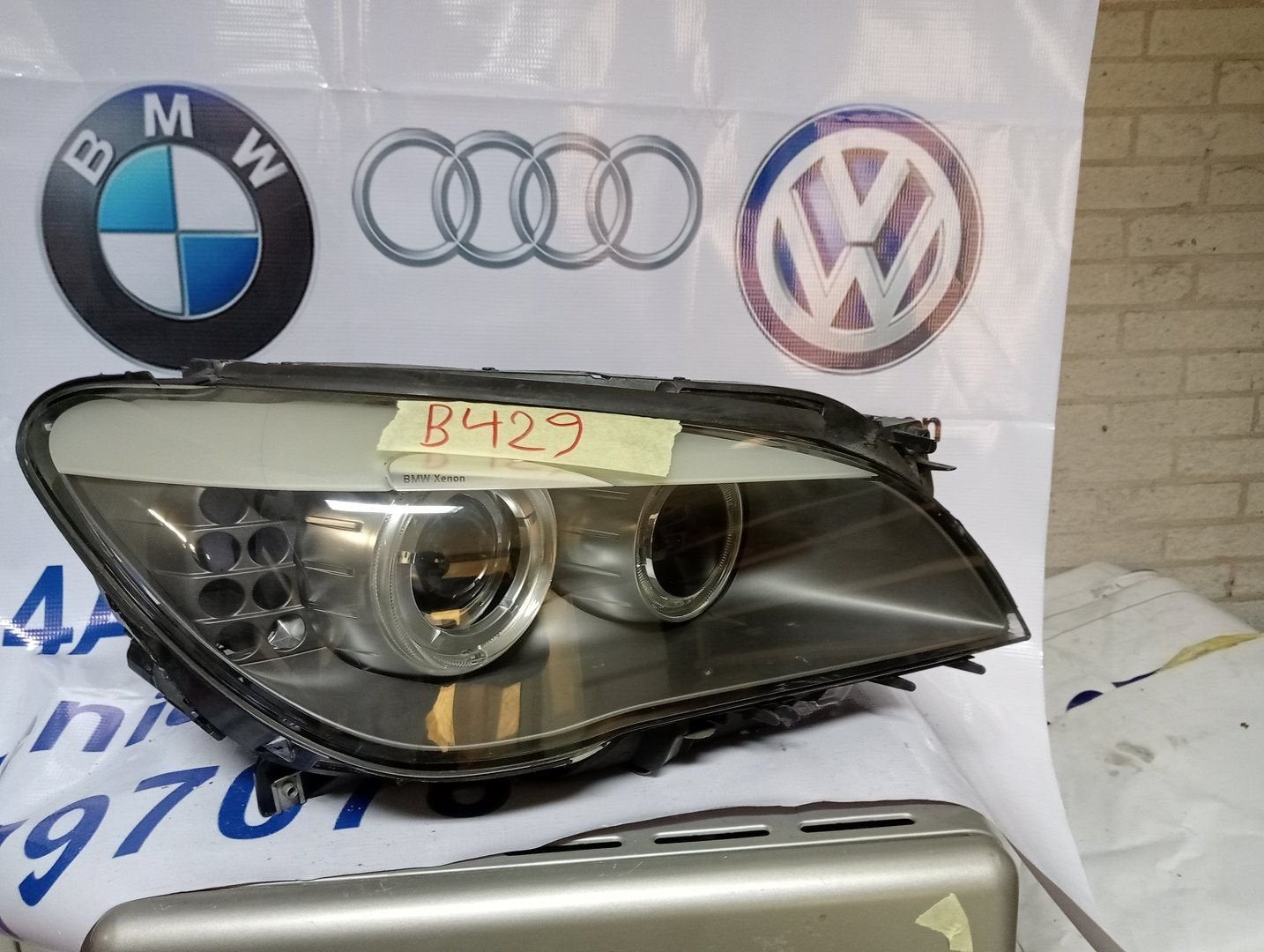 Koplamp BMW 5 Serie E60 Koplamp rechts 7182138, Gebruikt, -, -, Ophalen of Verzenden