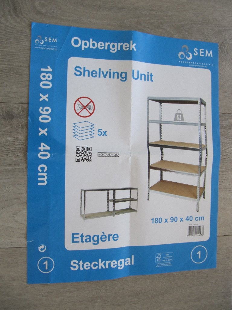 Opbergrek, Ophalen, Zo goed als nieuw