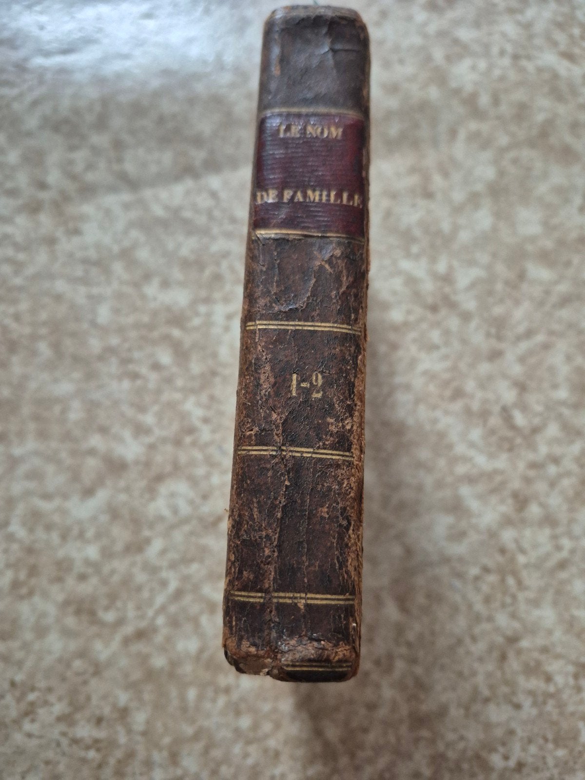 Le Nom de Famille (1842), Ophalen of Verzenden, Gelezen, Auguste Luchet, België