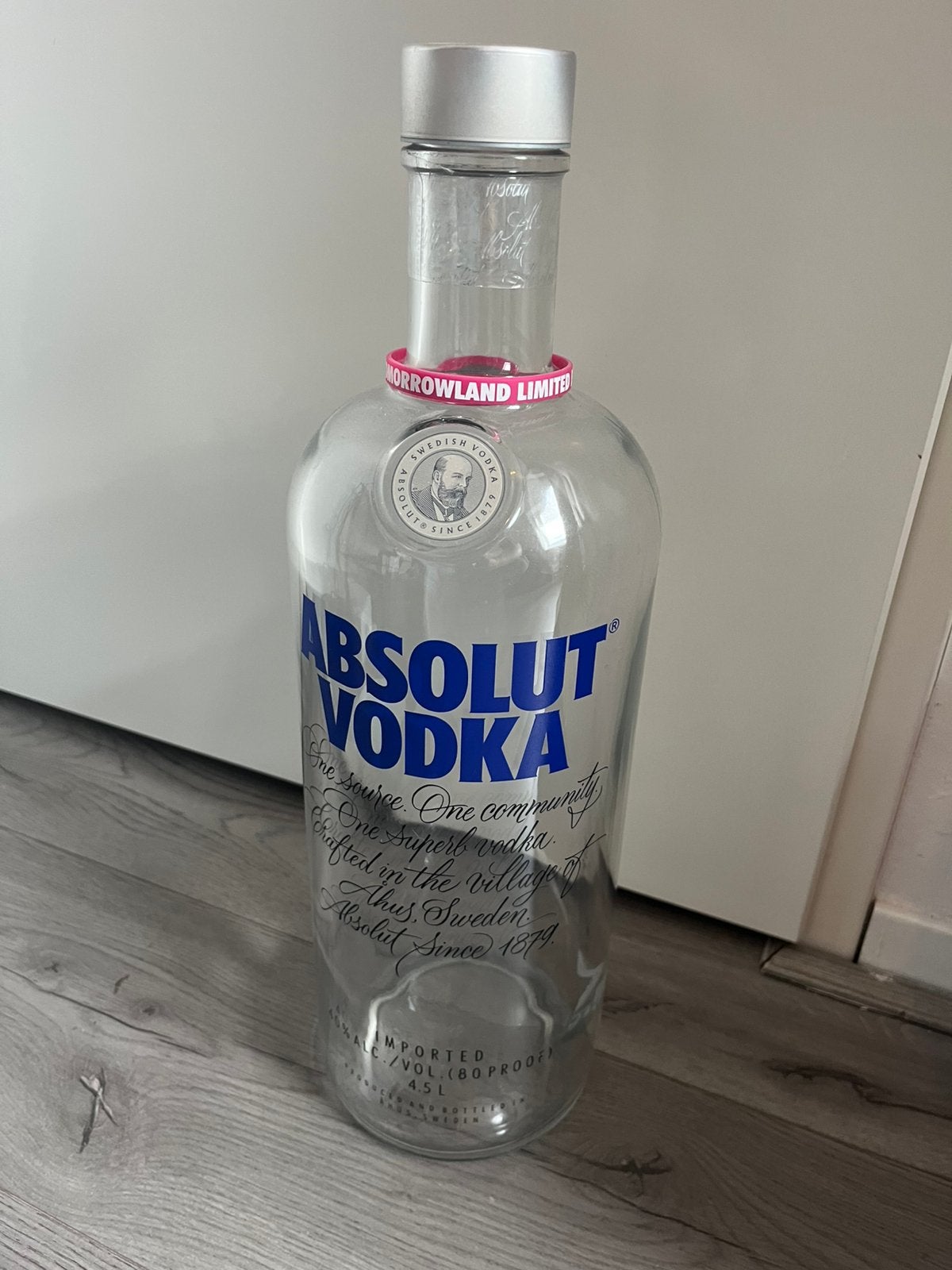 4.5 liter vodka fles LEEG, Ophalen, Zo goed als nieuw, Overige typen