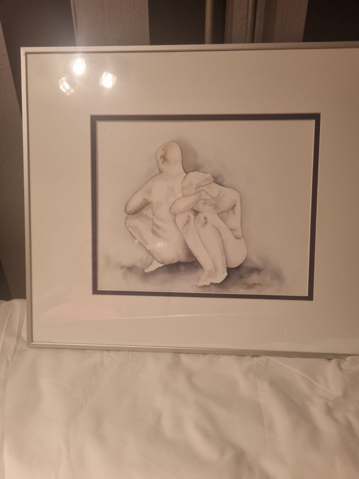 pen tekening, Ophalen of Verzenden, Schilderij, Pentekening, Achter glas