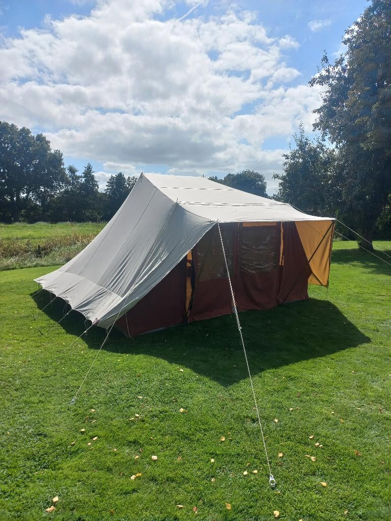 Tent de Waard vergrote Zilvermeeuw, Caravans en Kamperen, Tenten, Ophalen, Gebruikt, Tot en met 6