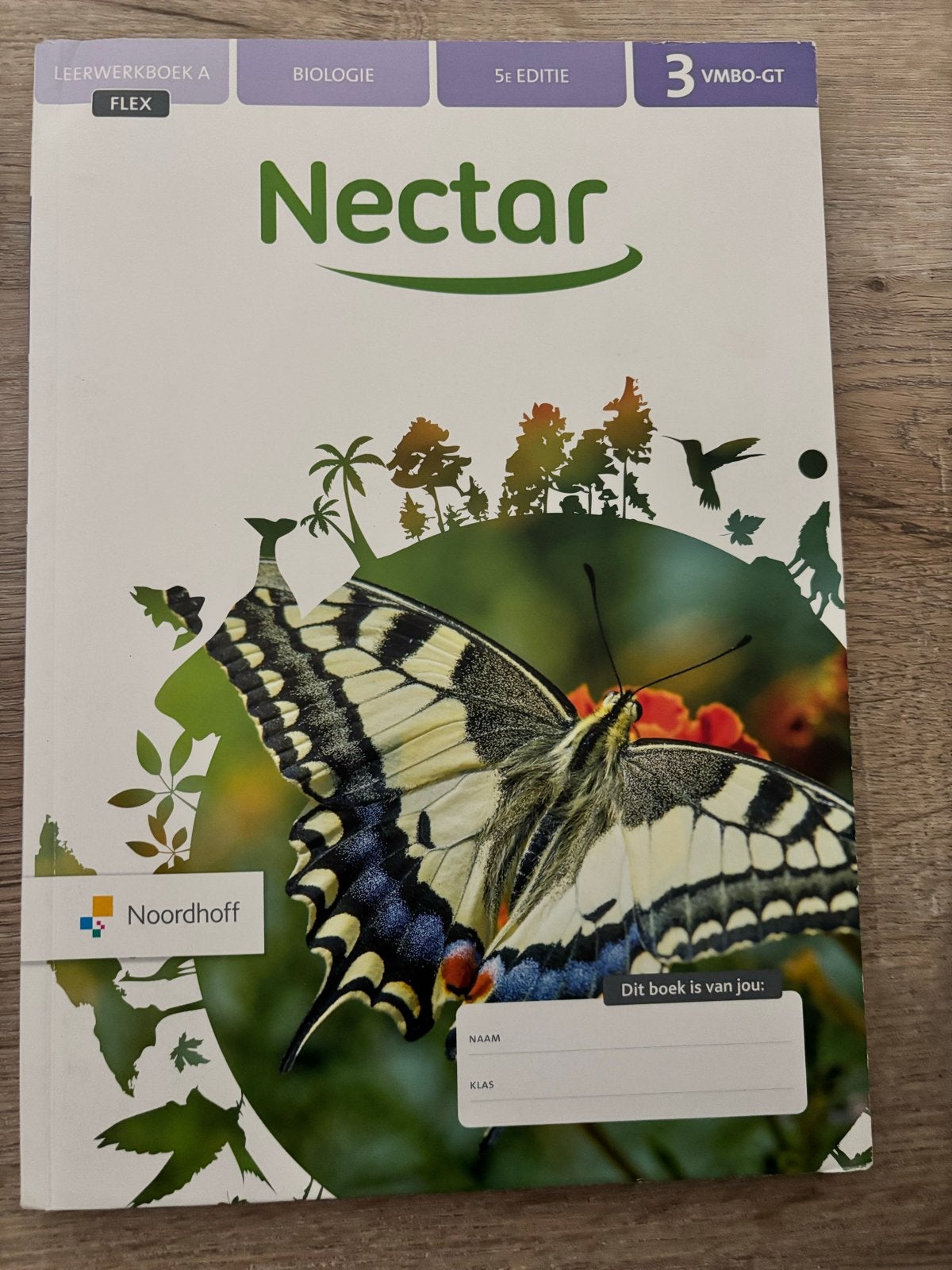 Nectar Biologie Leerwerkboek A 5e editie VMBO-GT, Ophalen of Verzenden, Zo goed als nieuw, VMBO, Biologie