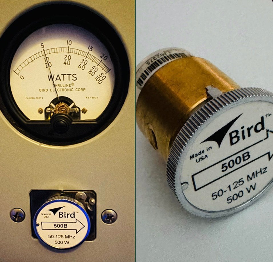 Bird 43 meetkopje 50/125 mhz 500 watt  nieuw, Telecommunicatie, Ophalen of Verzenden, Zo goed als nieuw